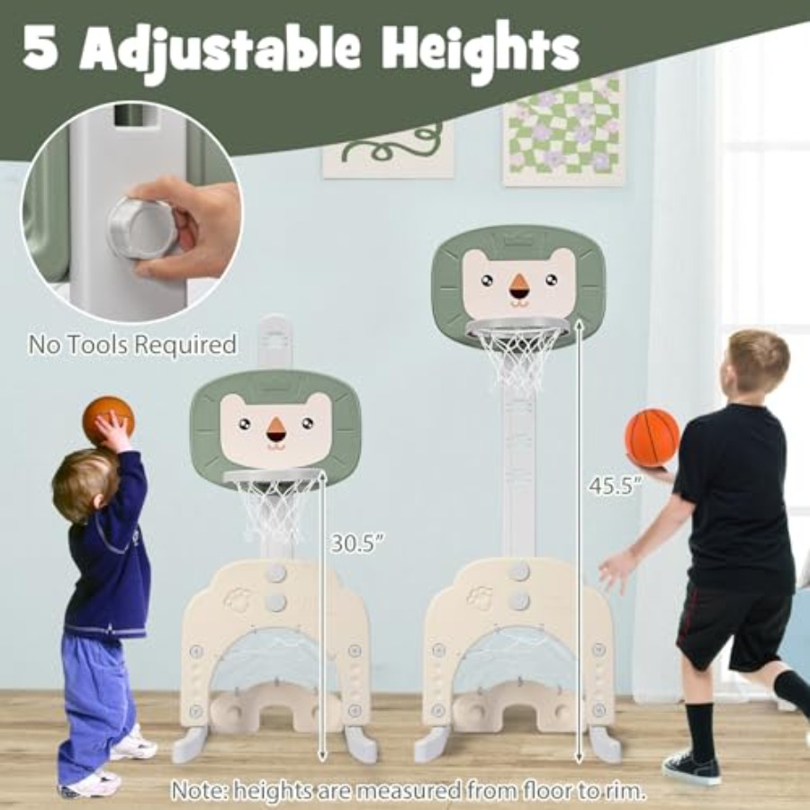 Buiten- en binnenbasketbalring - Kids Outdoor Frame recensie en prijs