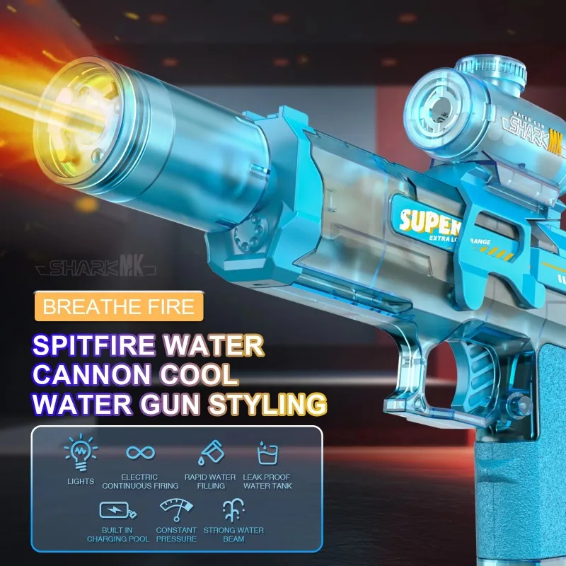 Led-lichtgevende elektrische w - Water Gun Soaker recensie en prijs