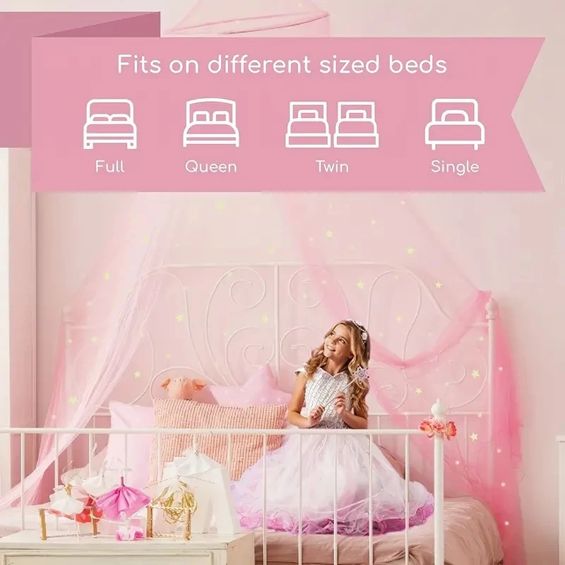 Bedhemel voor meisjes met gloe - Kids Outdoor Yurt recensie en prijs