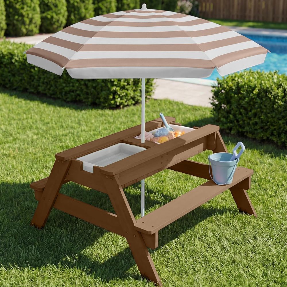 Kinderpicknicktafel met paraso - Kids Outdoor Picnic Table recensie en prijs