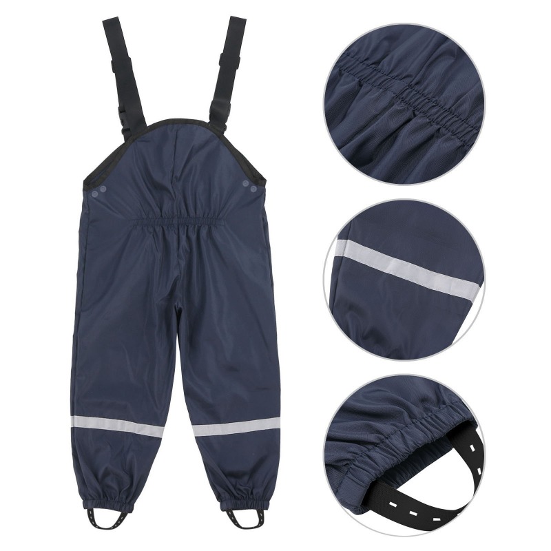 Ademende kinderregenbroeken, w - Kids Outdoor Overalls recensie en prijs