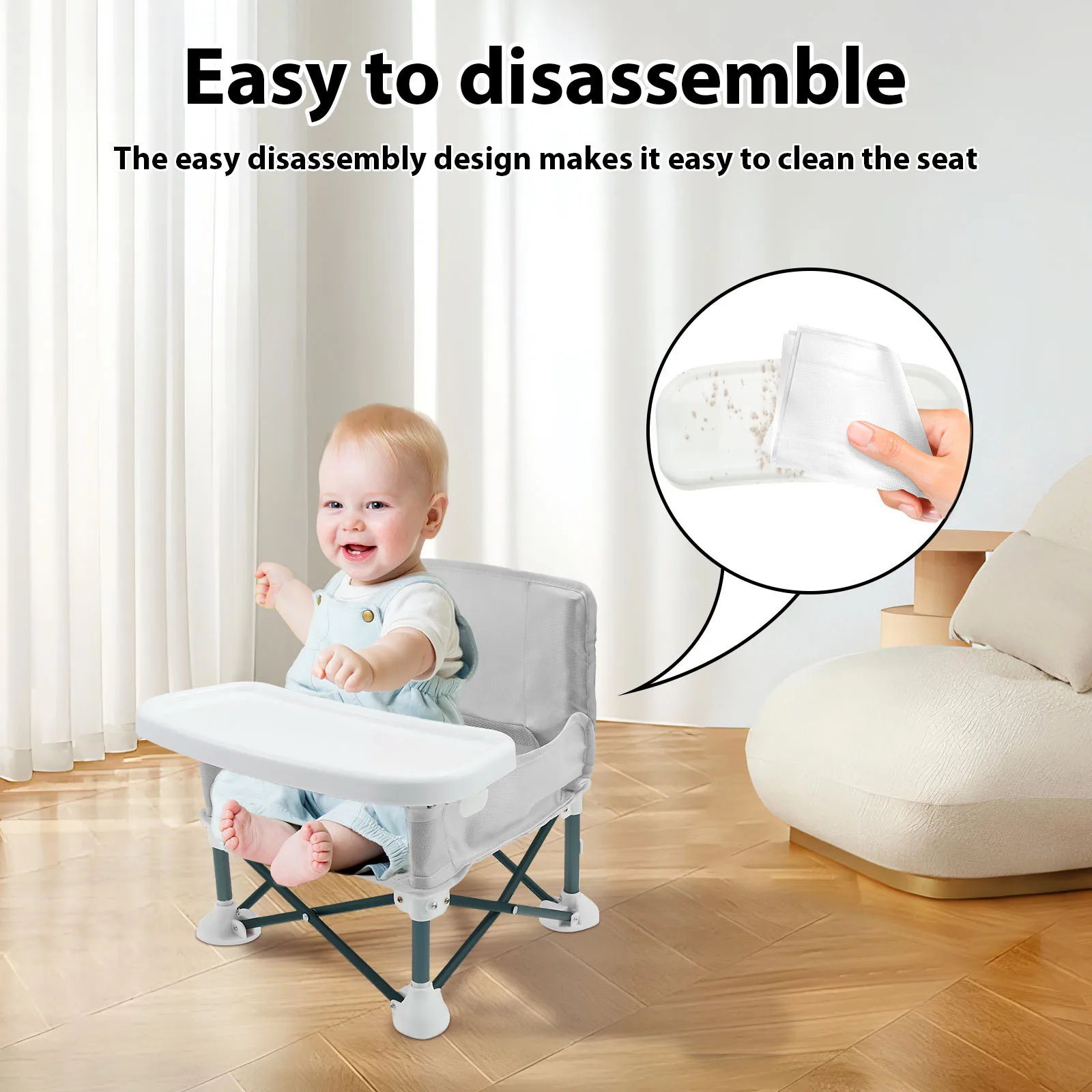 Peuterverhoger met kinderveili - Kids Outdoor Foldable Chair recensie en prijs
