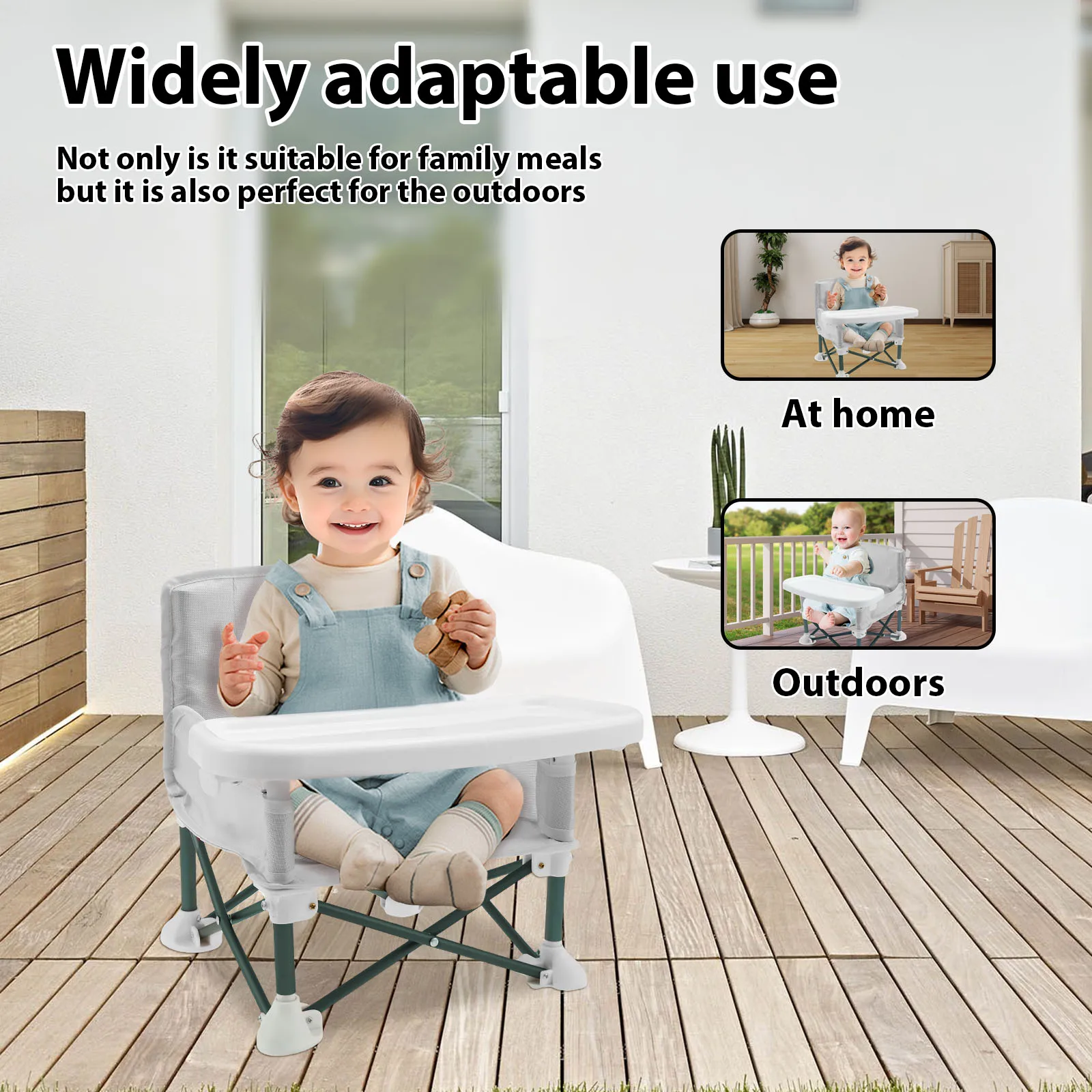 Peuterverhoger met kinderveili - Kids Outdoor Foldable Chair recensie en prijs