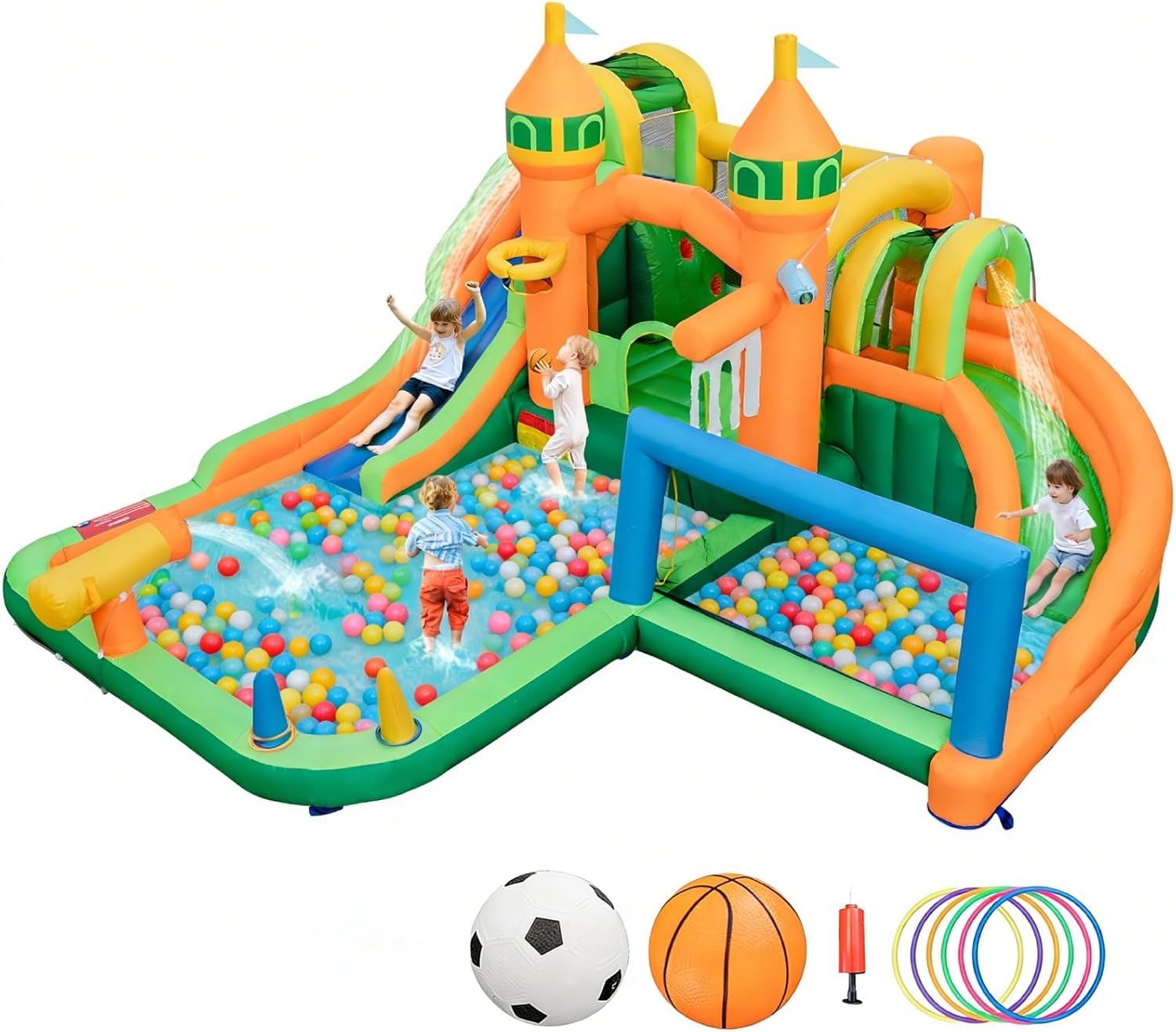 9-in-1 opblaasbaar waterpark s - Kids Outdoor Park recensie en prijs