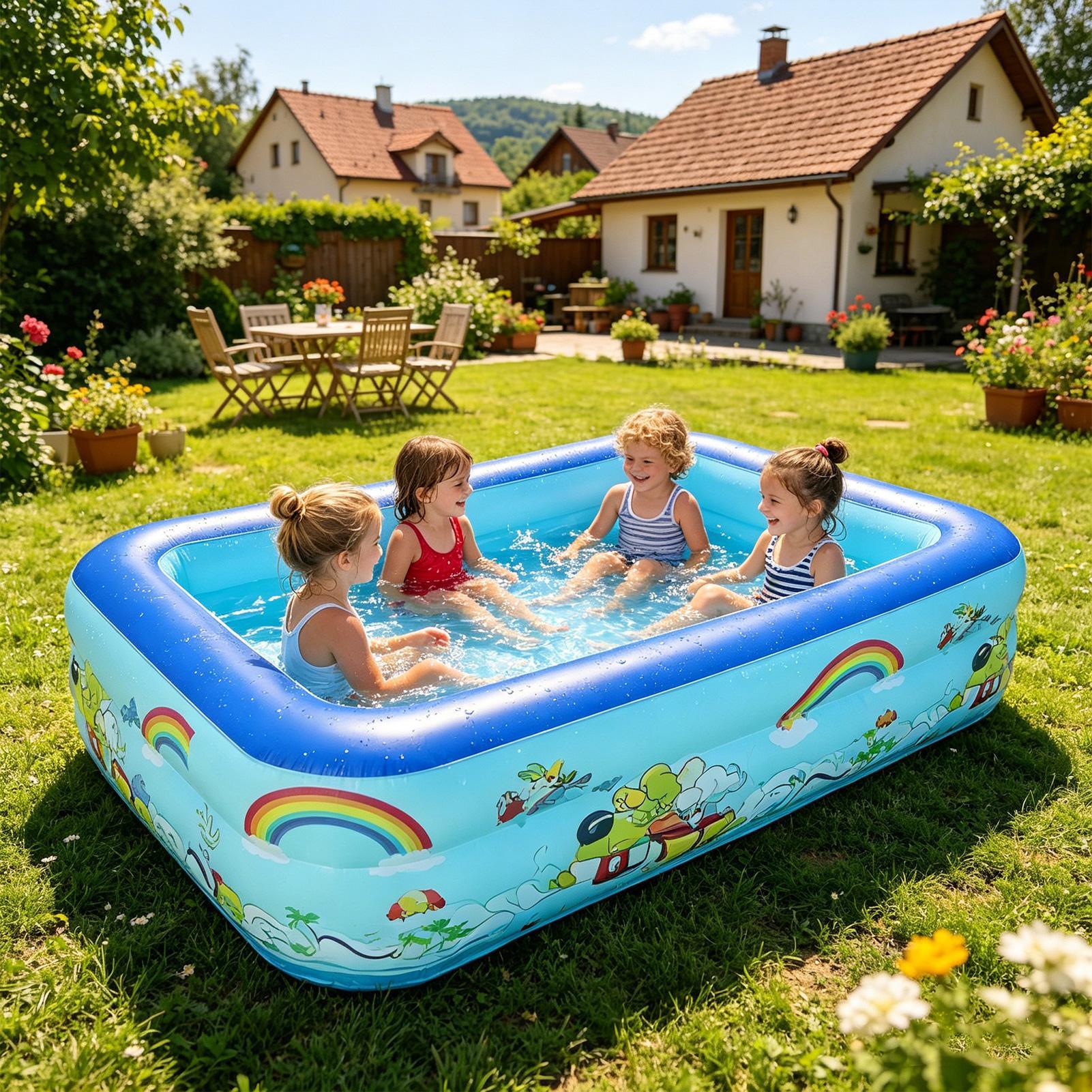 Opblaasbaar zwembad Groot fami - Kids Outdoor Frame recensie en prijs