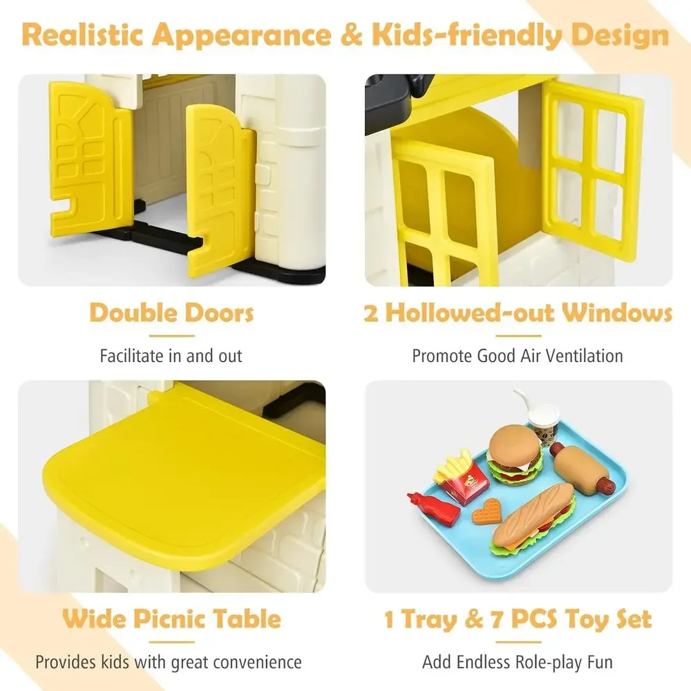 Speelhuisje of kinderspeelhuis - Kids Outdoor Picnic Table recensie en prijs